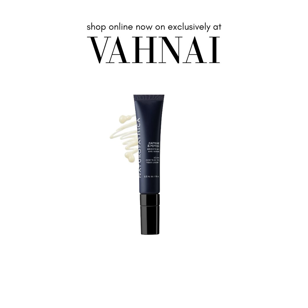 Brightening eye serum with caffeine and peptides for dark circles and puffiness