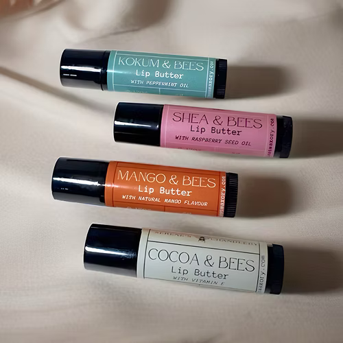 Lip Moisturizer Butter Balm | Shea and Bees | With Rosehip Oil