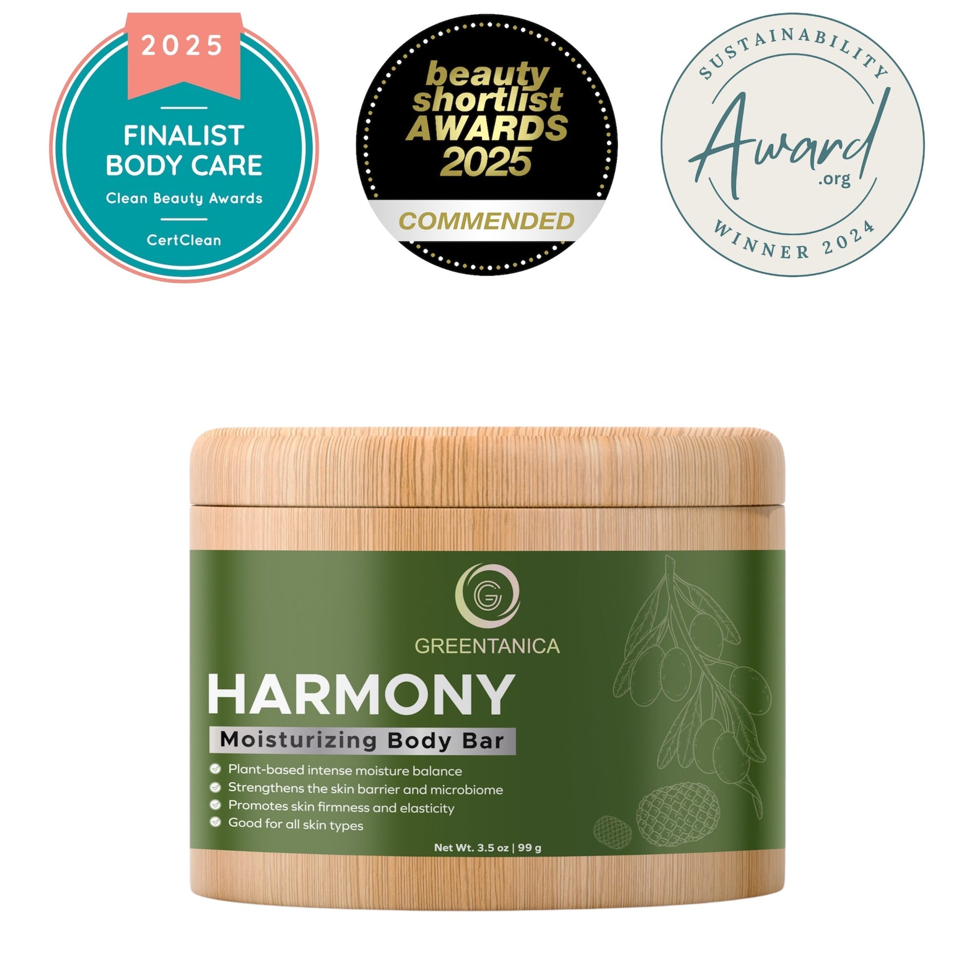 Harmony - Solid Moisturizing & Firming Body Bar by Greentanica-0