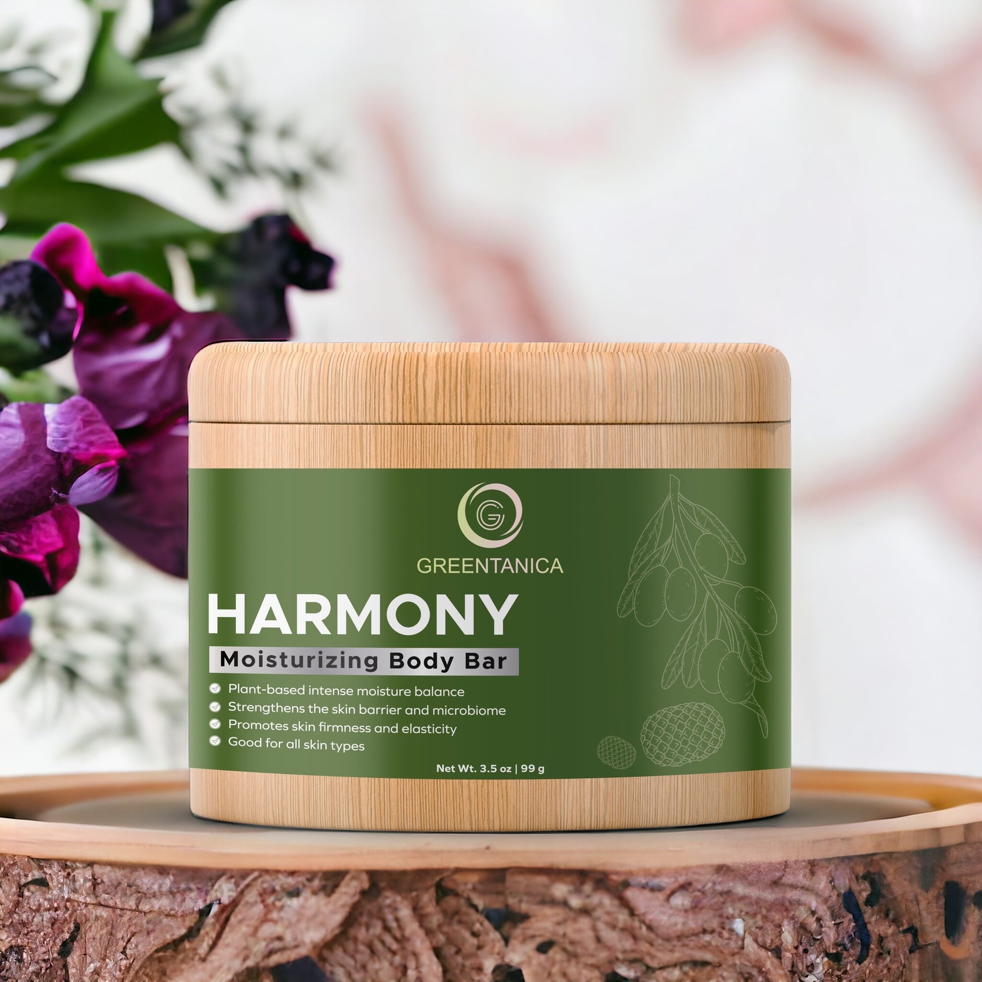 Harmony - Solid Moisturizing & Firming Body Bar by Greentanica-3