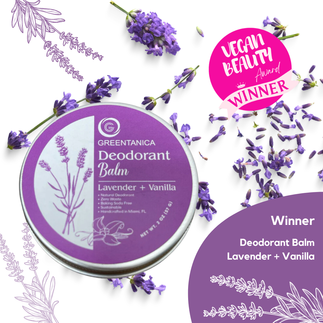 Lavender + Vanilla Vegan Deodorant Balm by Greentanica-4