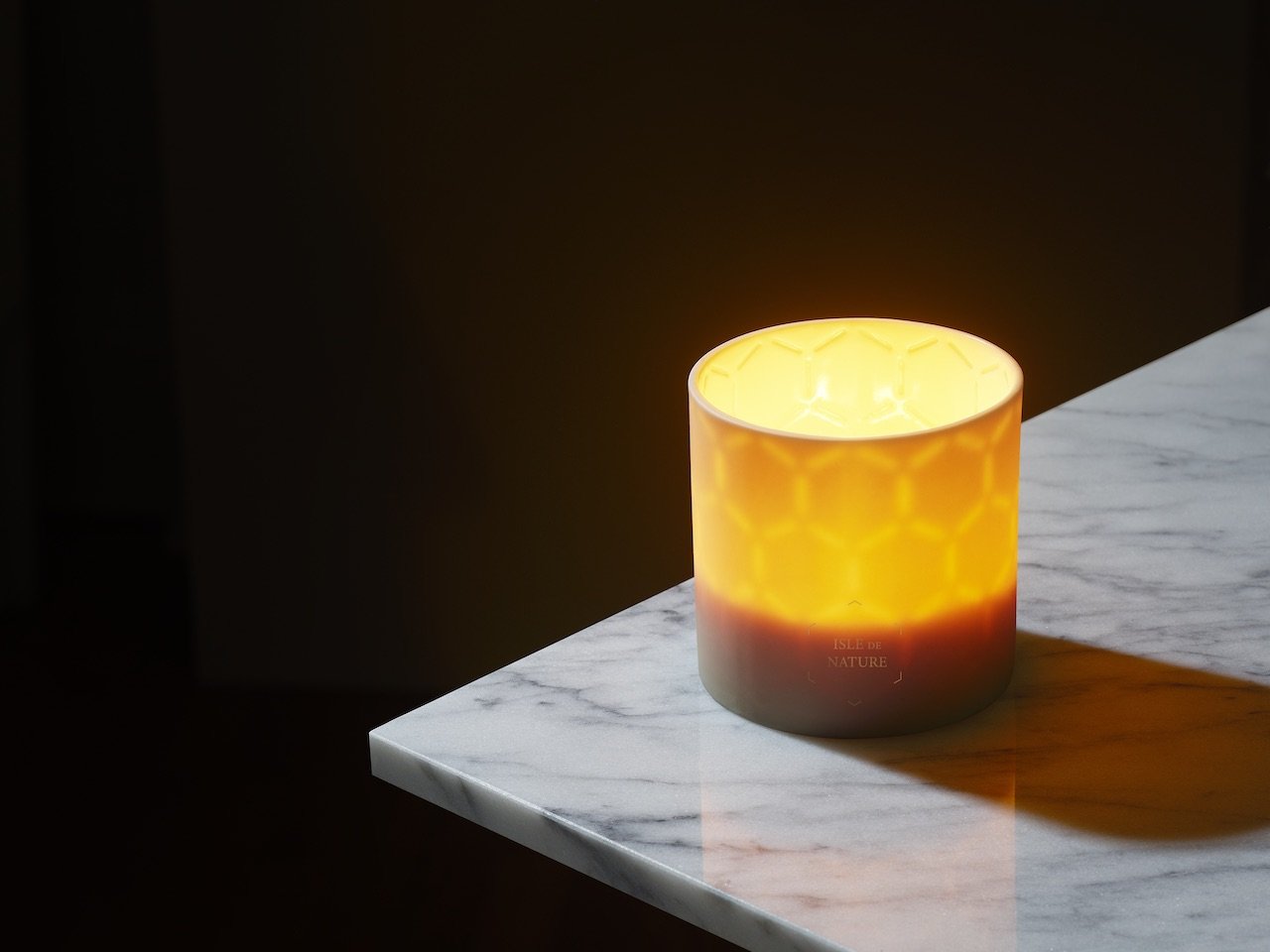 Pagua Bay Luxury Beeswax Candle by Isle de Nature-1