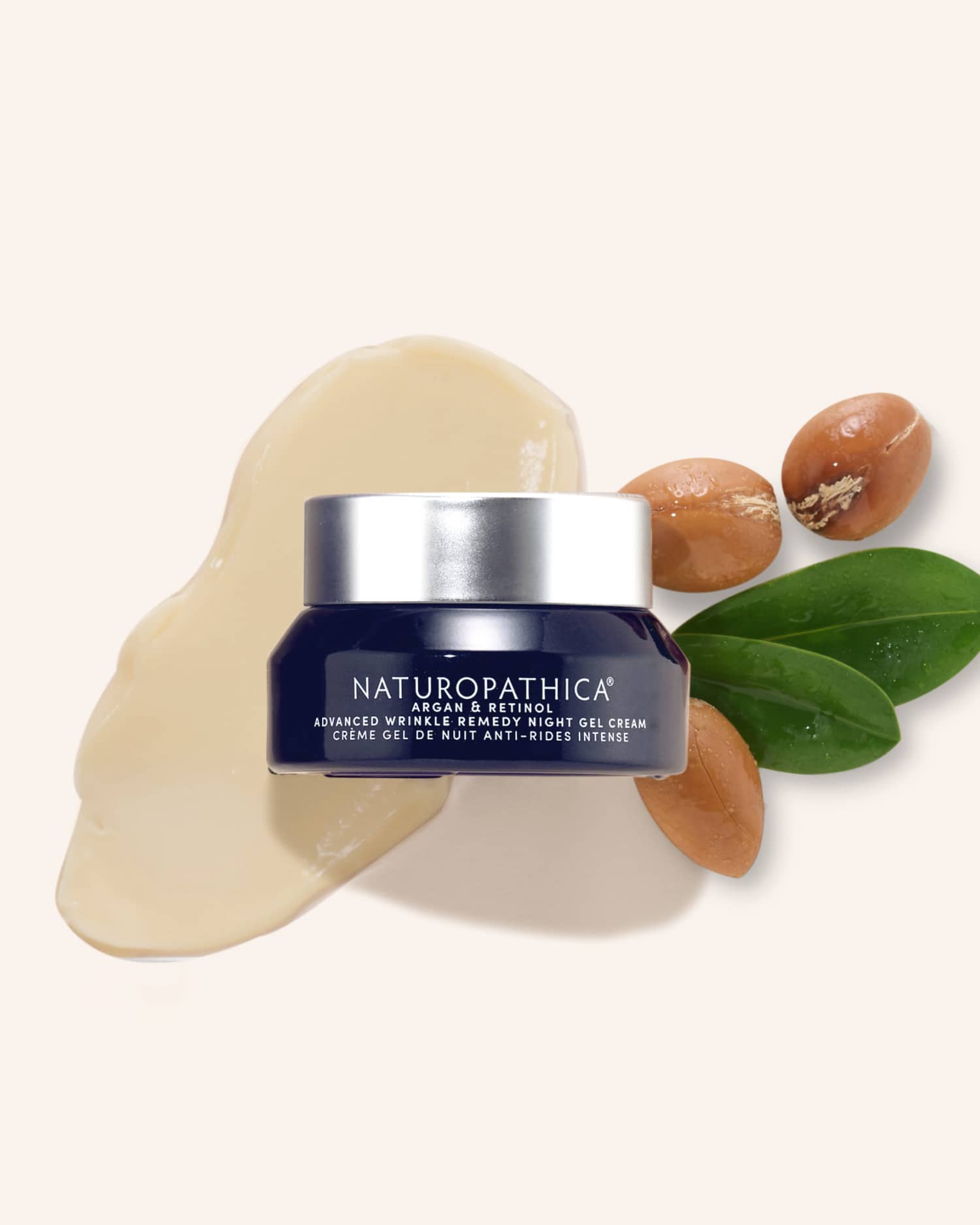 Argan & Retinol Advanced Wrinkle Remedy Night Gel Cream – Firming Overnight Treatment for Fine Lines & Texture | Naturopathica