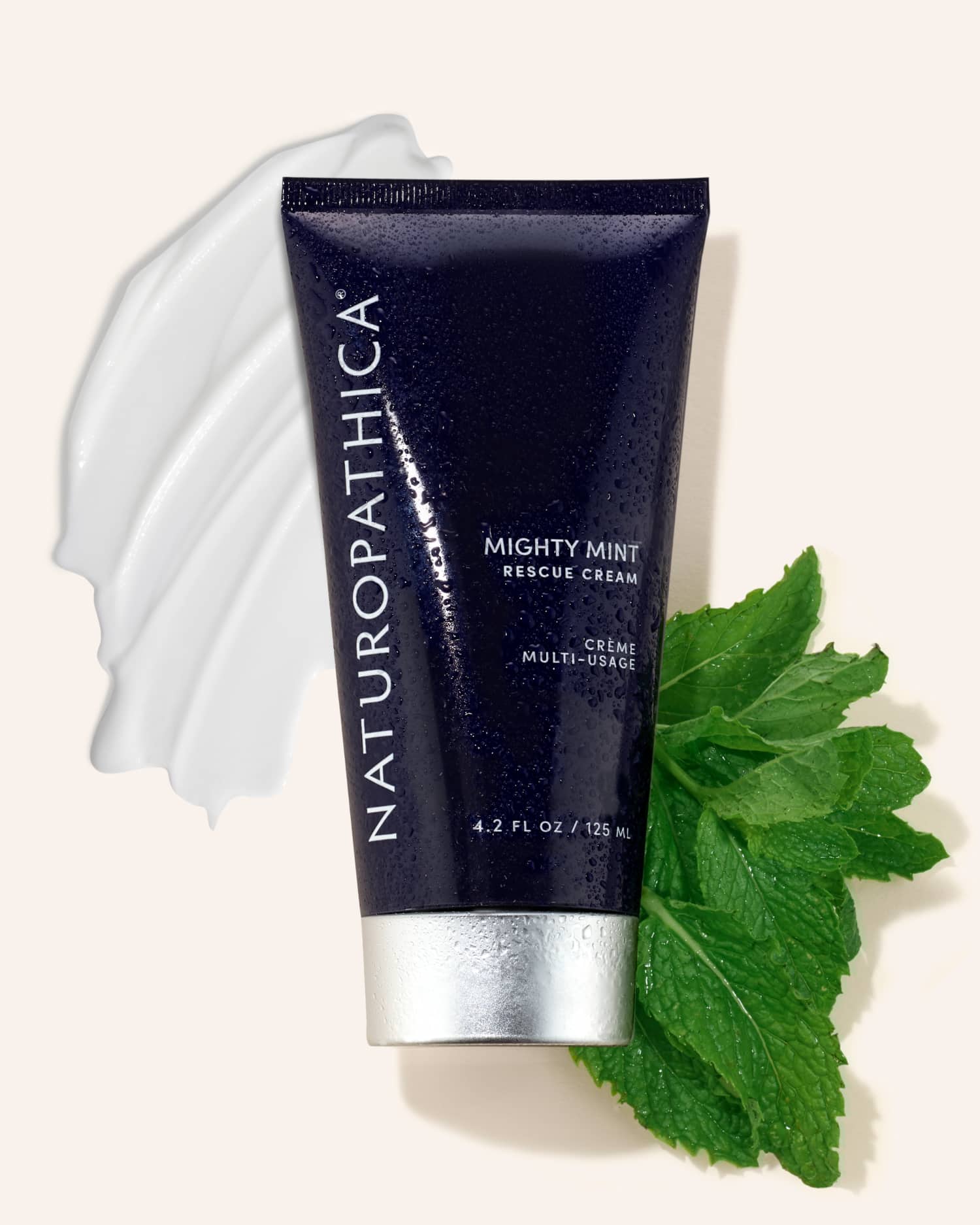 Mighty Mint Rescue Cream – Cooling Herbal Relief for Sore Muscles, Tension & Puffiness | Naturopathica