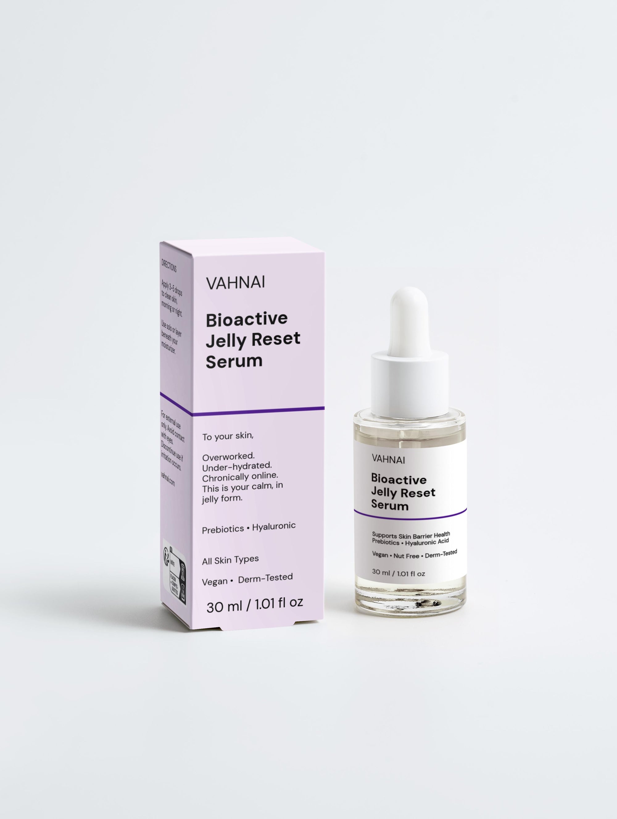 Bioactive Prebiotics Jelly Serum for Skin Barrier Support | VAHNAI