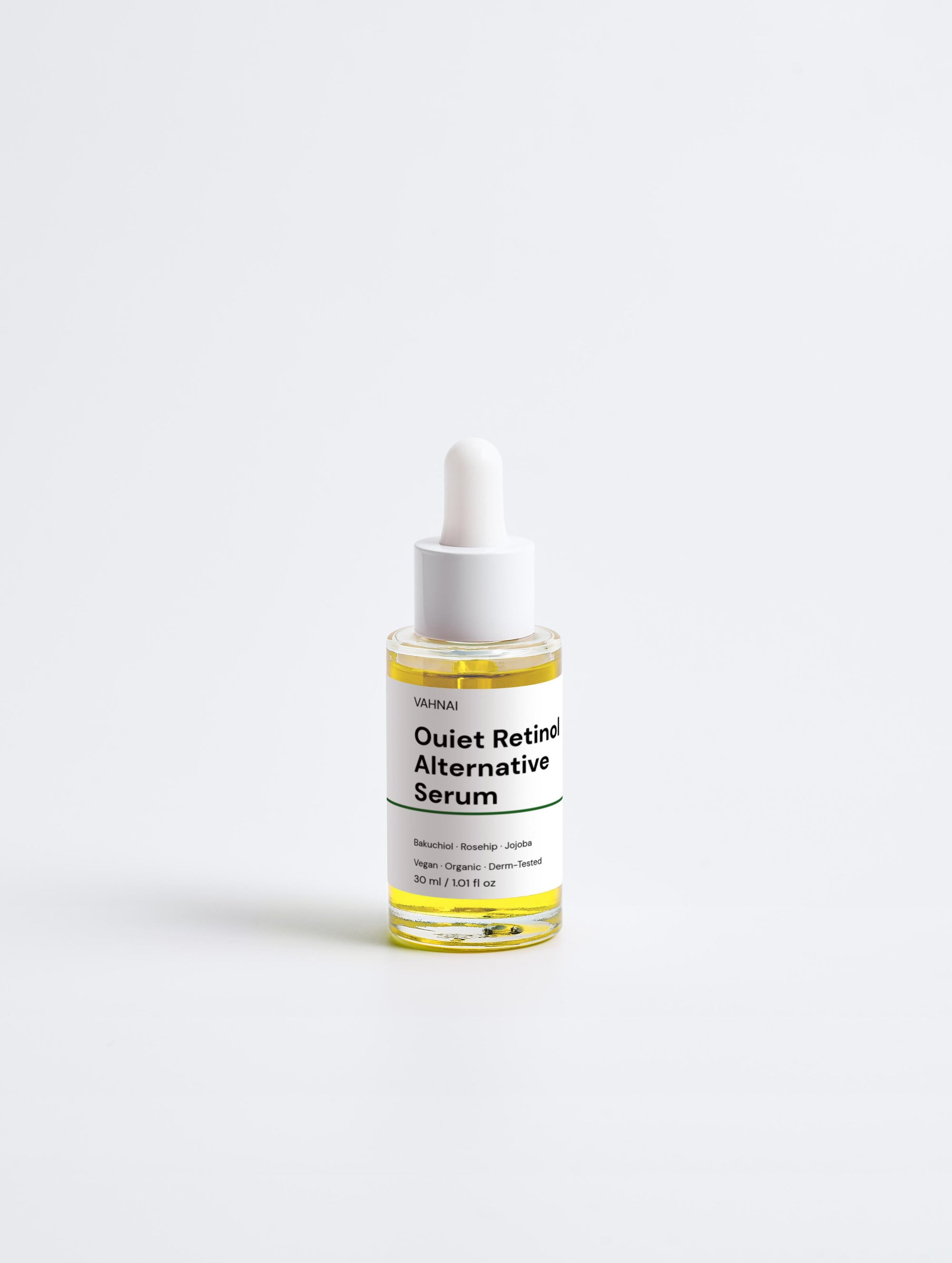 Quiet Retinol Alternative Serum – Bakuchiol, Rosehip & Jojoba | VAHNAI