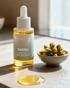 VAHNAI Chiang Mai Bakuchiol Natural Retinol Alternative Serum bottle on white background, minimal clinical lighting