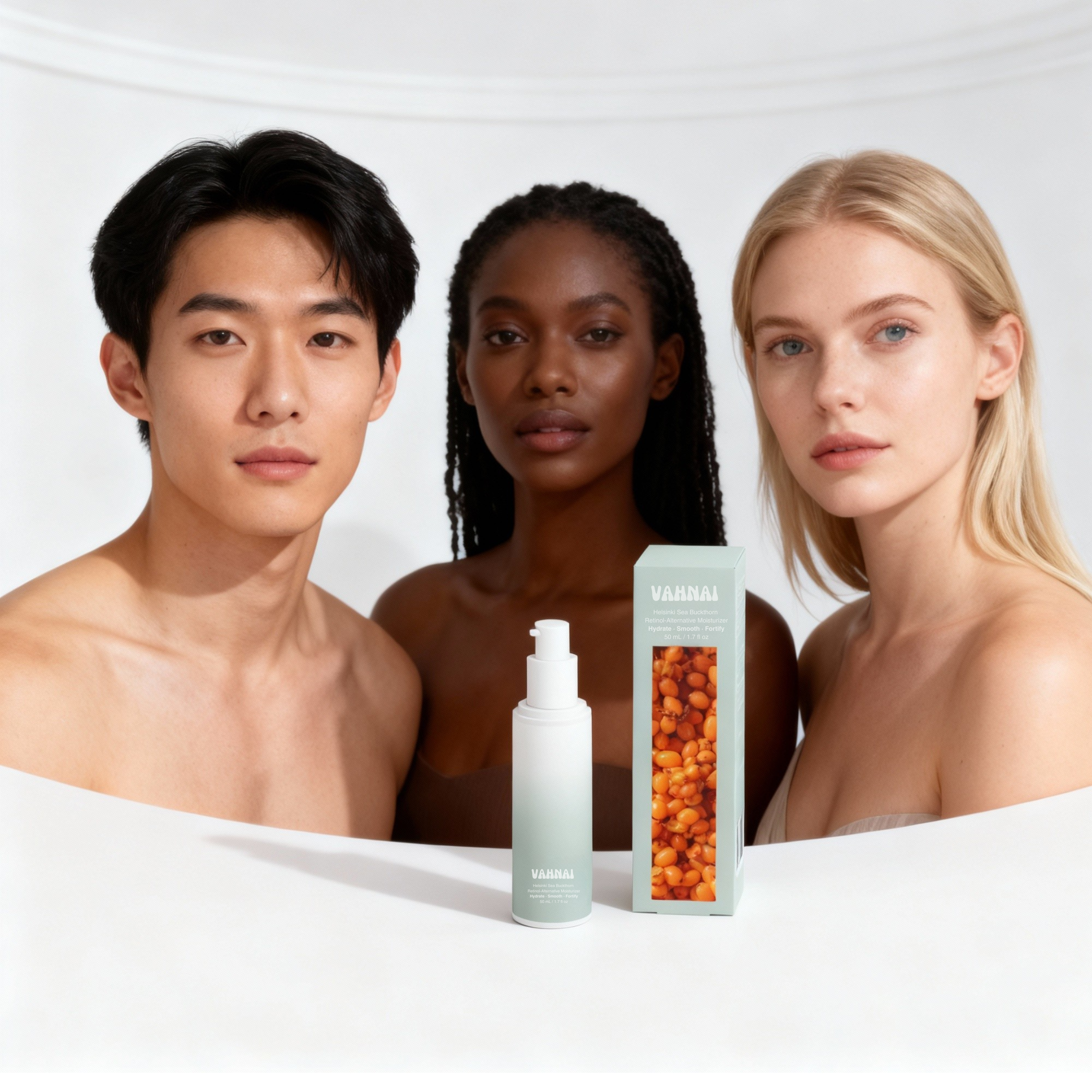 VAHNAI Helsinki Sea Buckthorn Retinol-Alternative Moisturizer — vitamin-rich daily cream that supports barrier repair and radiance without irritation.
