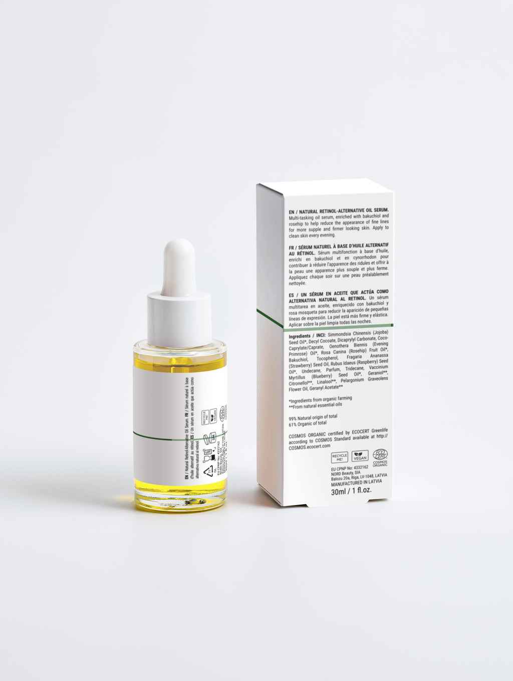 Quiet Retinol Alternative Serum – Bakuchiol, Rosehip & Jojoba | VAHNAI